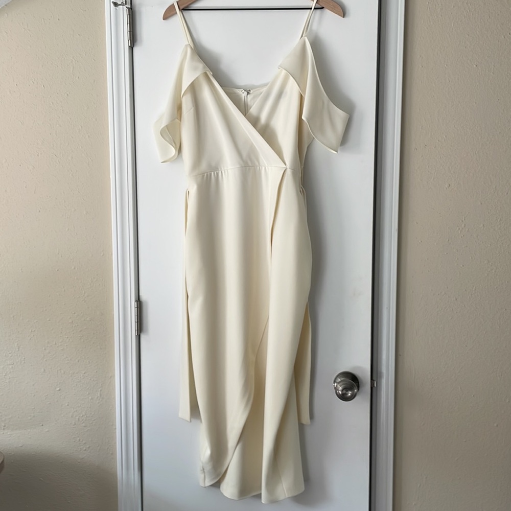 Lavish Alice Off The Shoulder Midi Dress